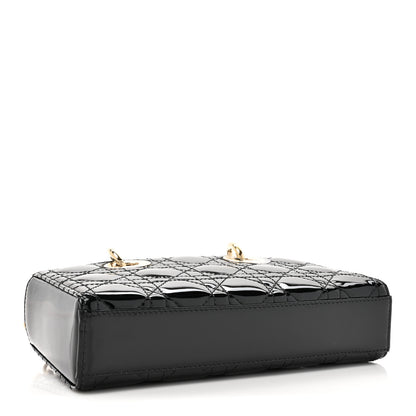 Christian Dior Patent Cannage Small Lady D-Joy Black 4 of 10
