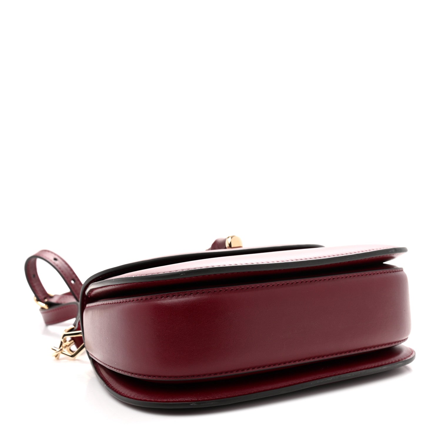 Gucci Boarded Dyana Lux Calfskin Web Monochrome Small Bamboo 1947 Top Handle Bag Rosso Ancora 4 of 11