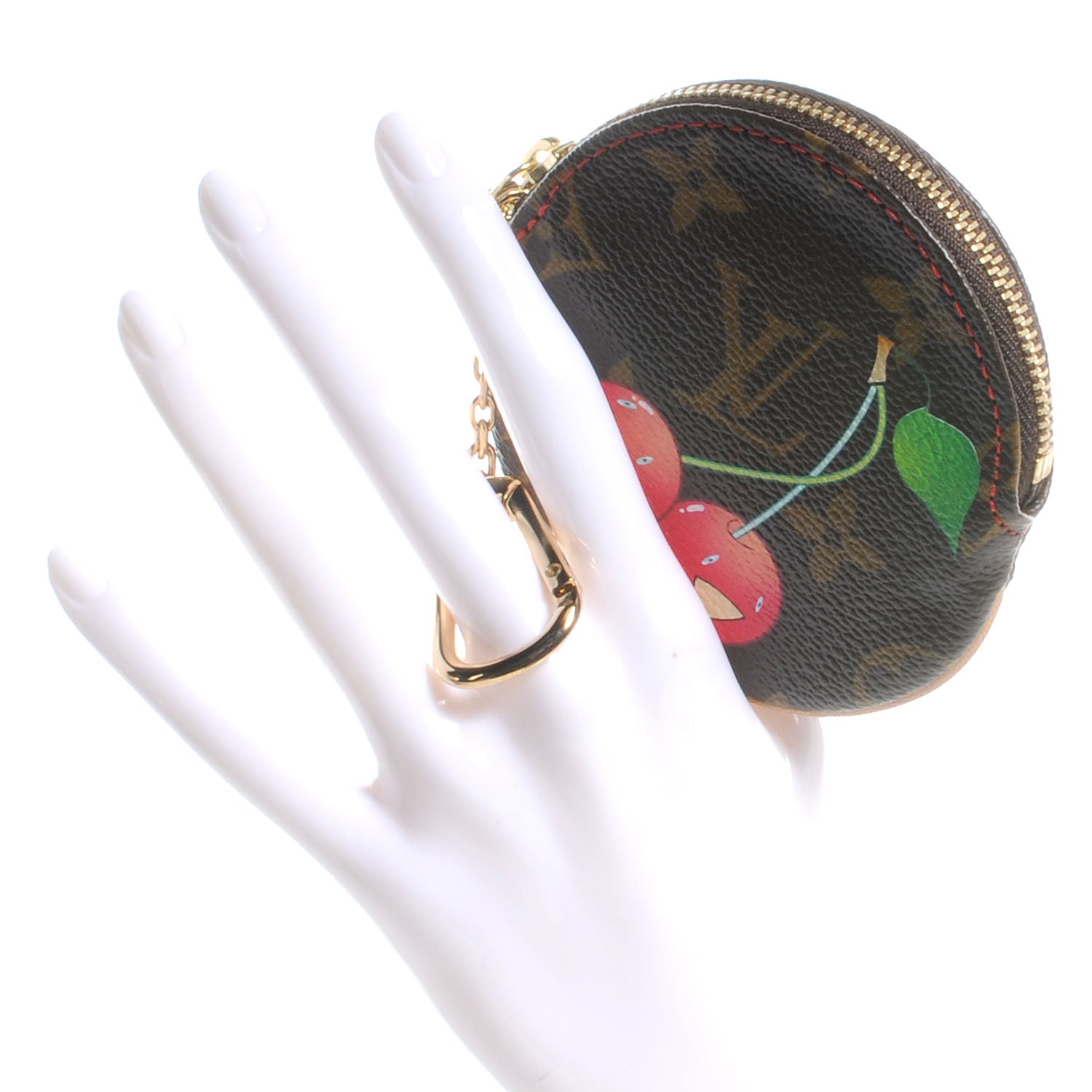 Louis Vuitton Monogram Cerises Round Coin Purse 2 of 8