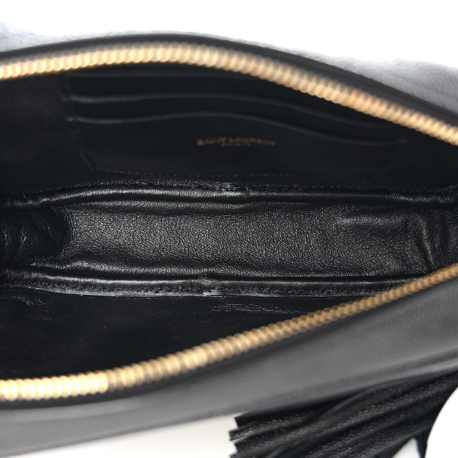 Saint Laurent Grain De Poudre Matelasse Monogram Mini Lou Camera Bag Black 5 of 11