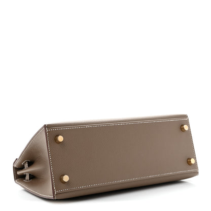 Hermes Epsom Kelly Sellier 25 Etoupe 4 of 11