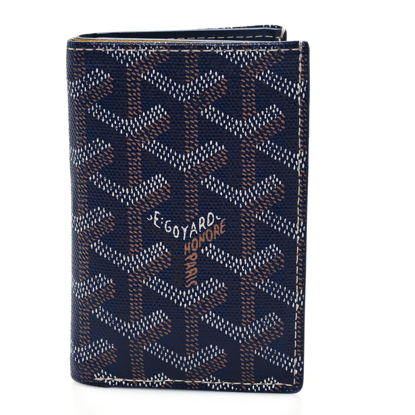 Goyardine Saint Pierre Card Holder Navy