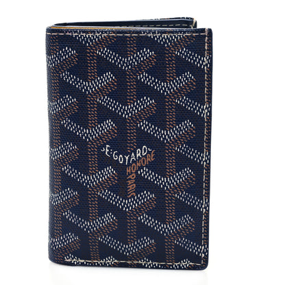 Goyard Goyardine Saint Pierre Card Holder Navy 1 of 7