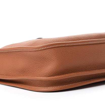 Hermes Taurillon Clemence Evelyne III PM Gold 6 of 12