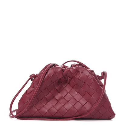 Bottega Veneta Nappa Intrecciato The Mini Pouch Amaranto 1 of 9