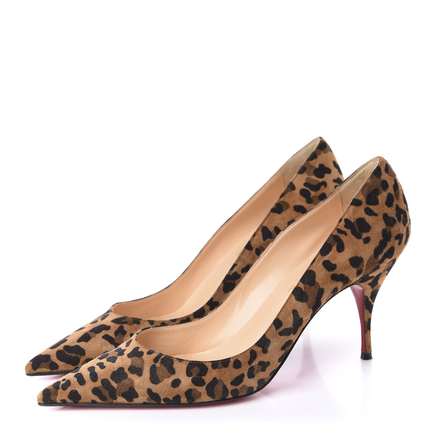 Christian Louboutin Veau Velours Clare 80 Pumps 40 Caramel 3 of 9