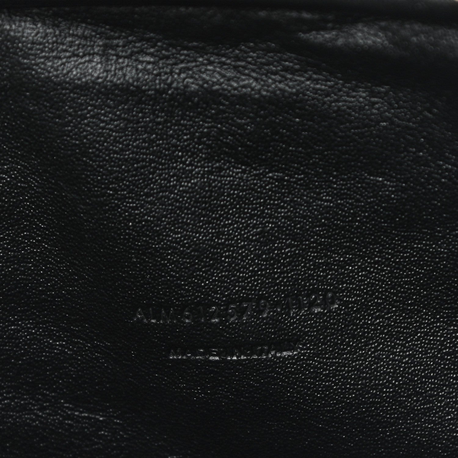 Saint Laurent Grain De Poudre Matelasse Monogram Mini Lou Camera Bag Fog 6 of 9