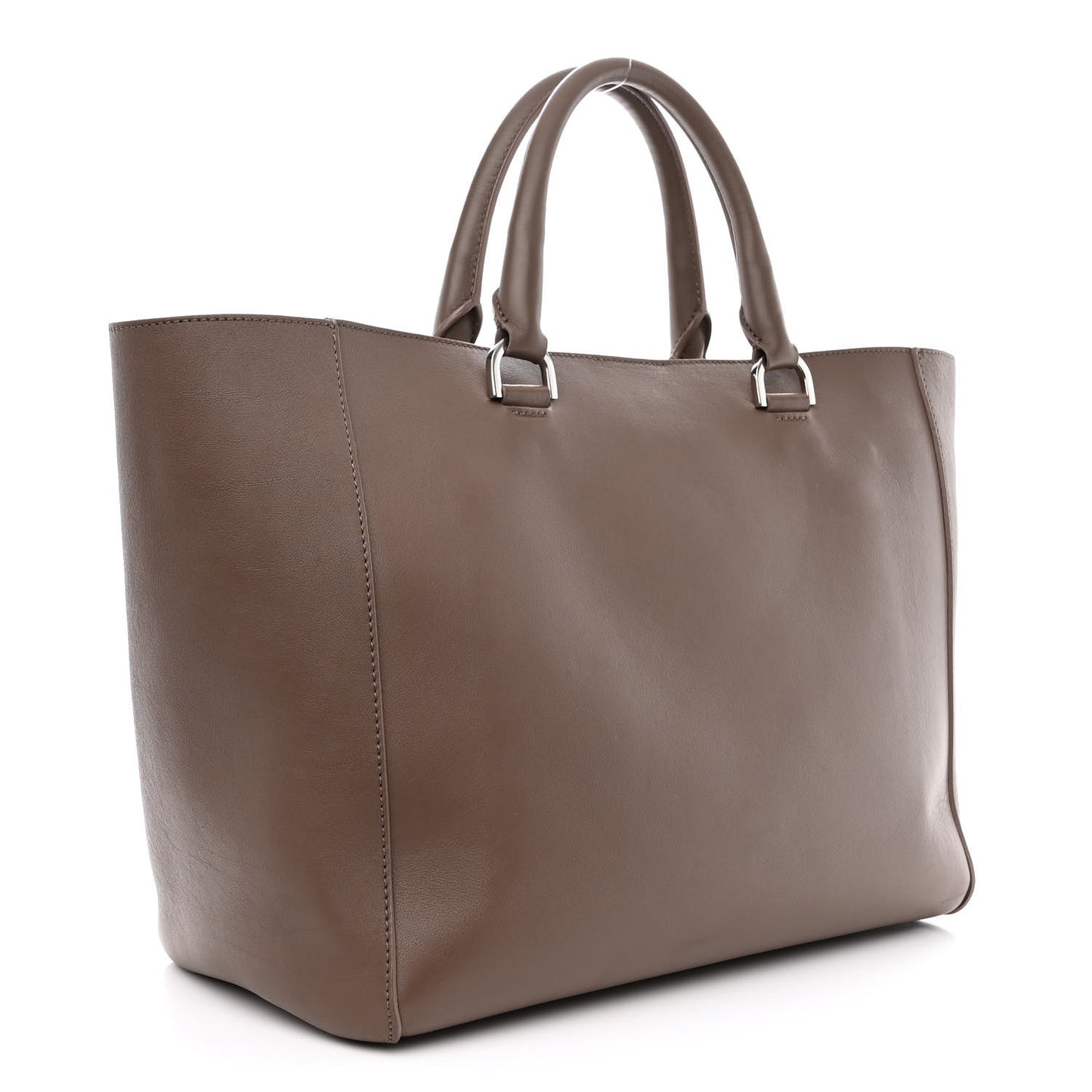 Silky Calf Medium Willow Tote Taupe