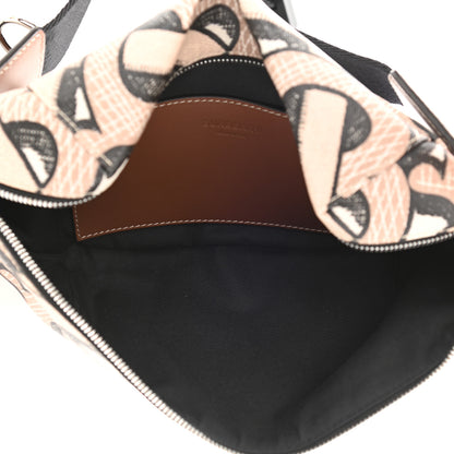 Burberry E-Canvas Monogram Medium Sonny Bum Bag Dark Beige 5 of 9