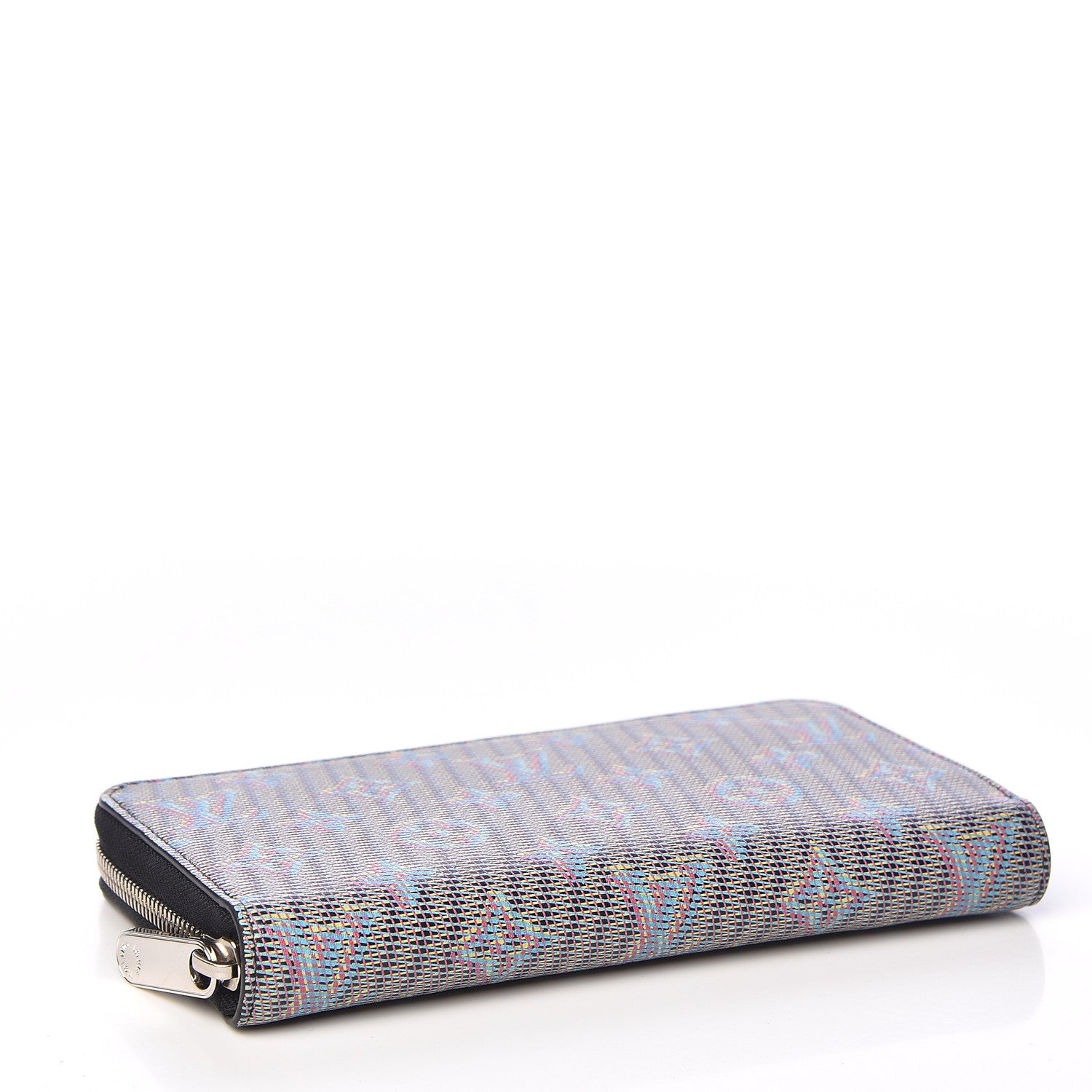 Louis Vuitton Calfskin Monogram LV Pop Zippy Wallet Blue 4 of 8