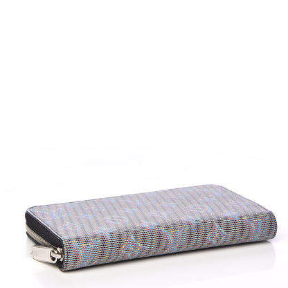 Louis Vuitton Calfskin Monogram LV Pop Zippy Wallet Blue 4 of 8