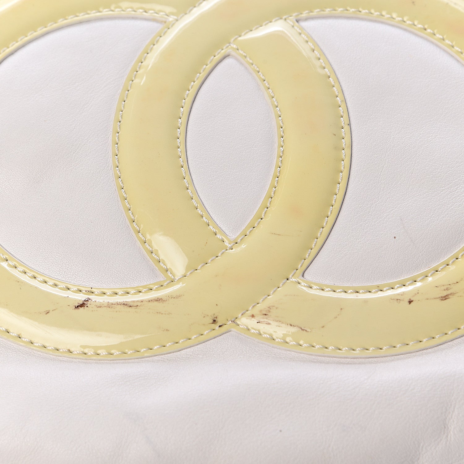 Chanel Calfskin Modern Chain Rhodoid Hobo White 12 of 19