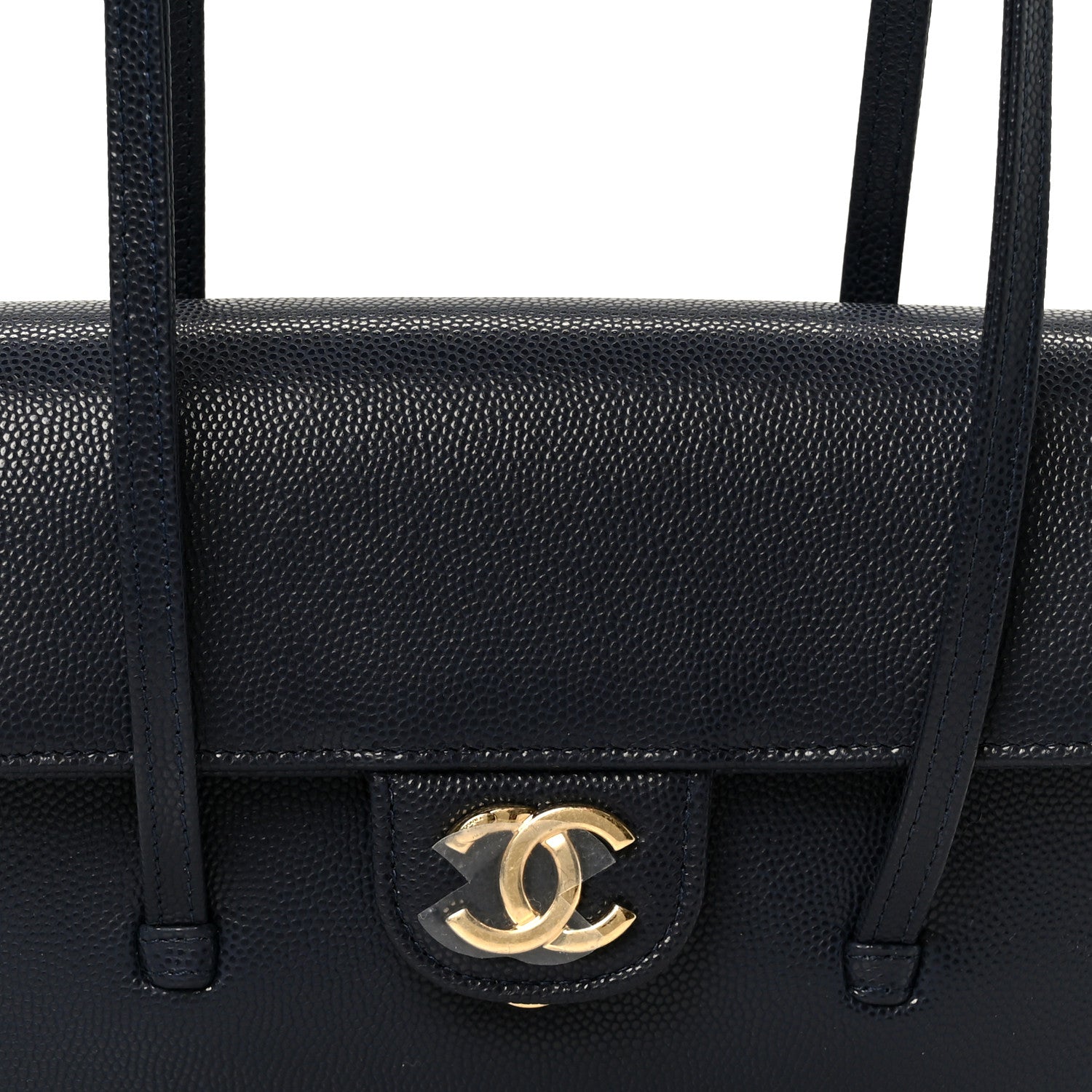Chanel Shiny Caviar Mini Preppy Coco Shoulder Bag Dark Blue 7 of 10