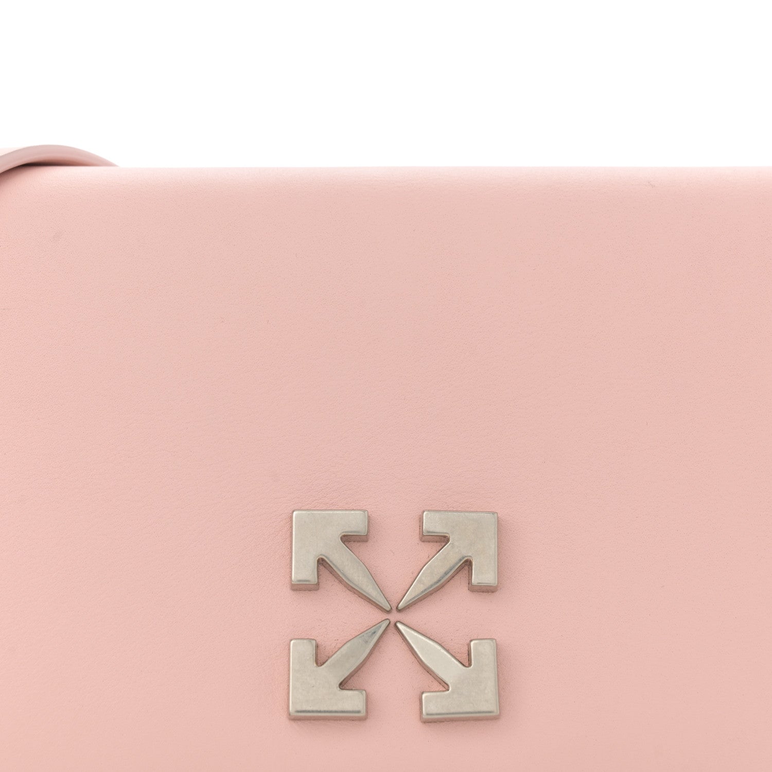 Off-White Calfskin Arrow 19 Shoulder Bag Pink 7 of 13