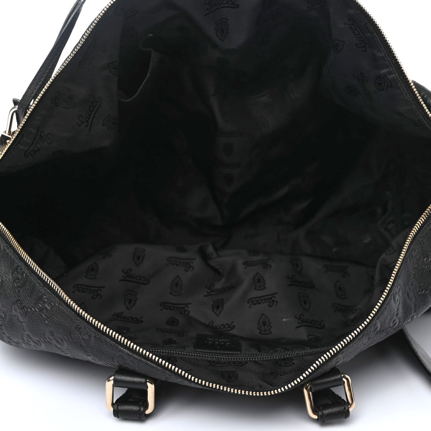 Guccissima Large Carry On Duffle Black