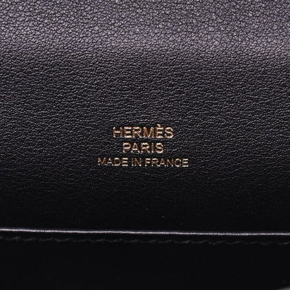Hermes Swift Kelly Pochette Clutch Black 6 of 9