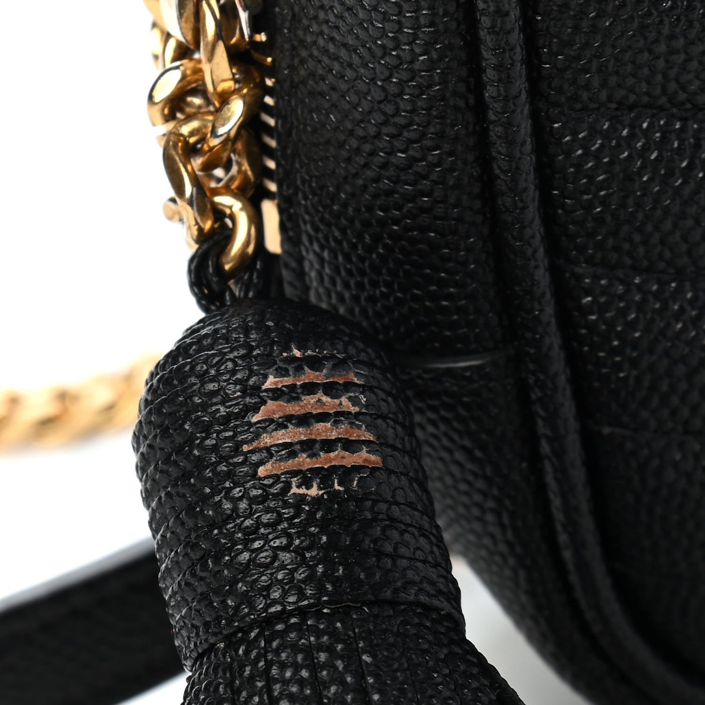 Grain De Poudre Matelasse Monogram Mini Lou Camera Bag Black