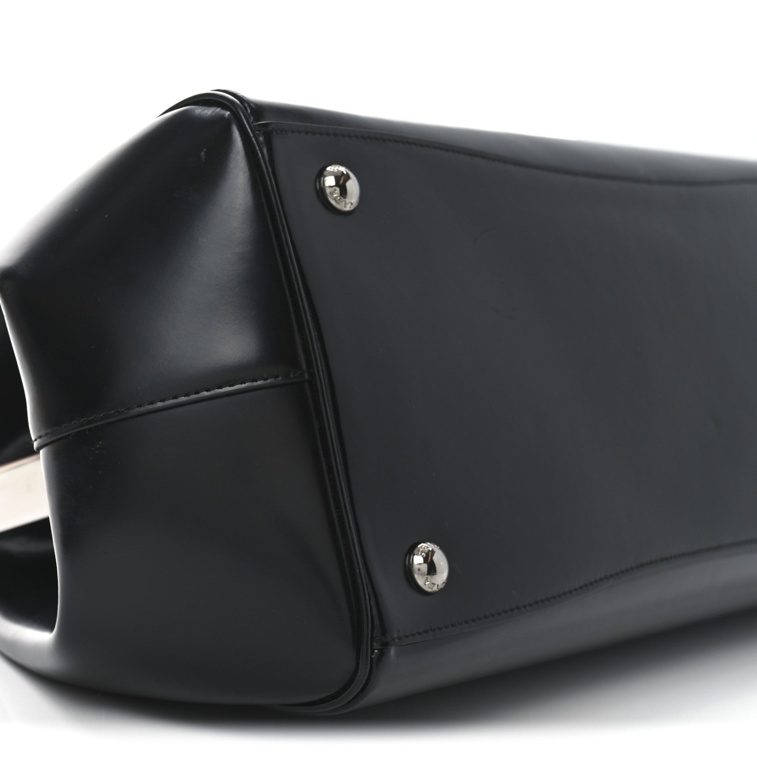 Prada Spazzolato Frame Bag Black 8 of 10