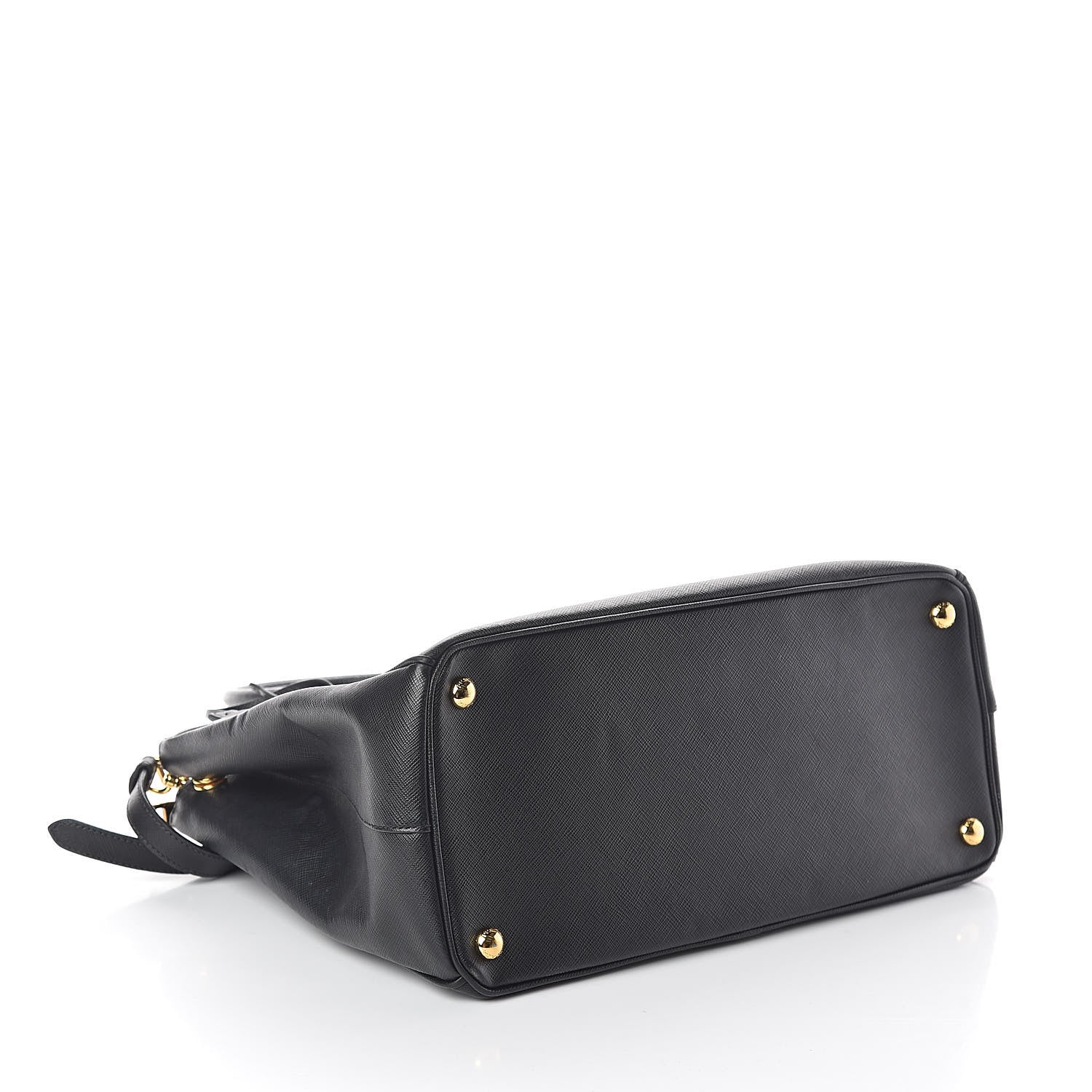 Prada Saffiano Medium Galleria Double Zip Tote Black 4 of 9