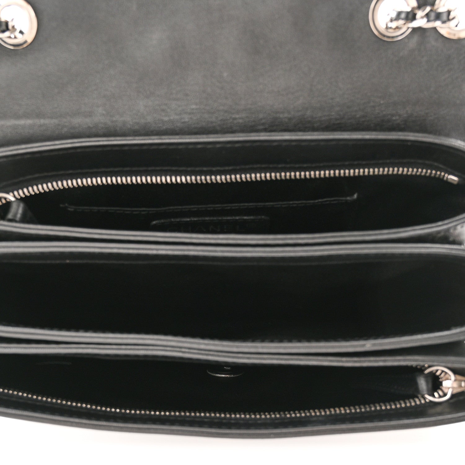 Chanel Calfskin Medium Clam's Pocket Flap Black 5 of 10