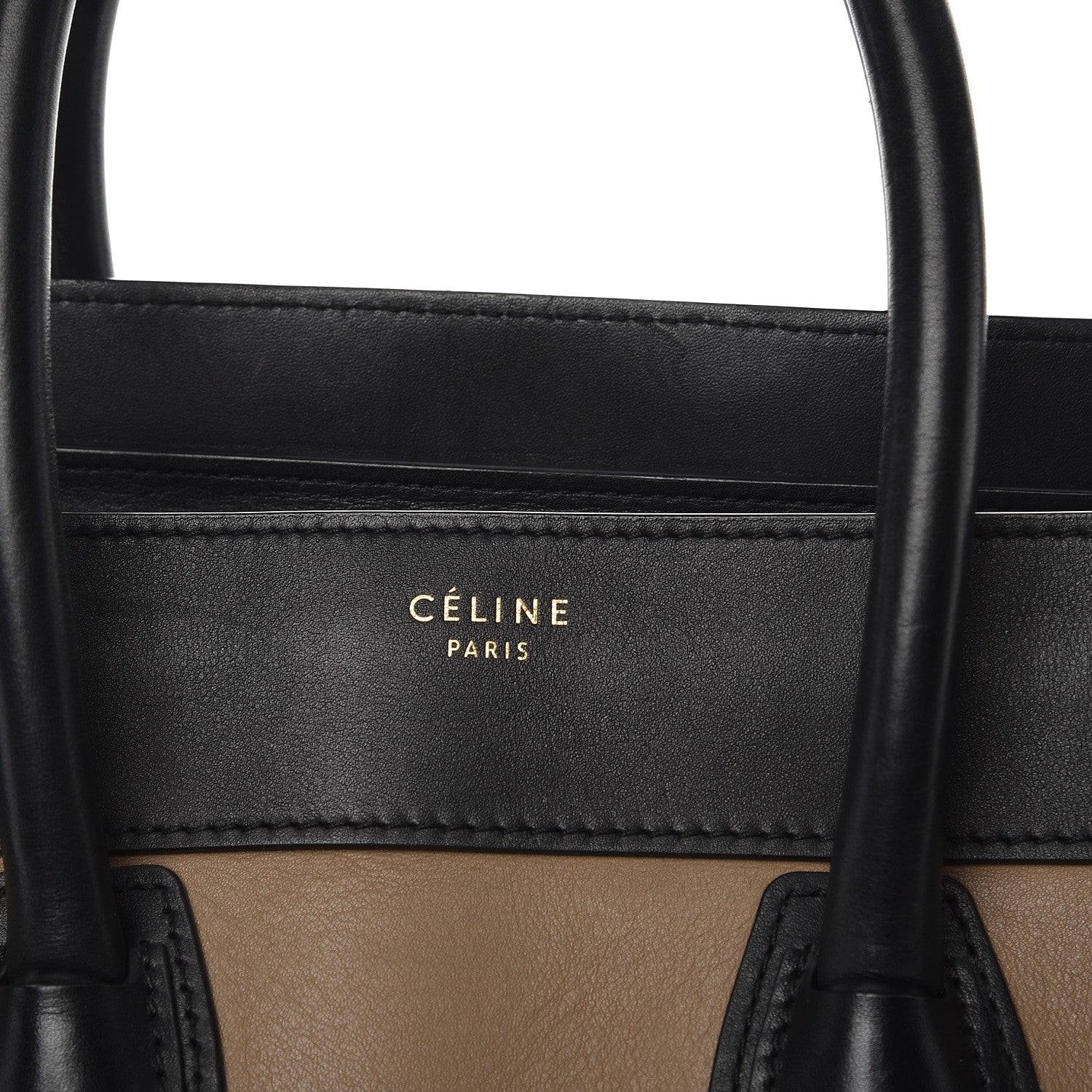 Celine Smooth Calfskin Suede Mini Tri-Color Luggage Beige 9 of 16