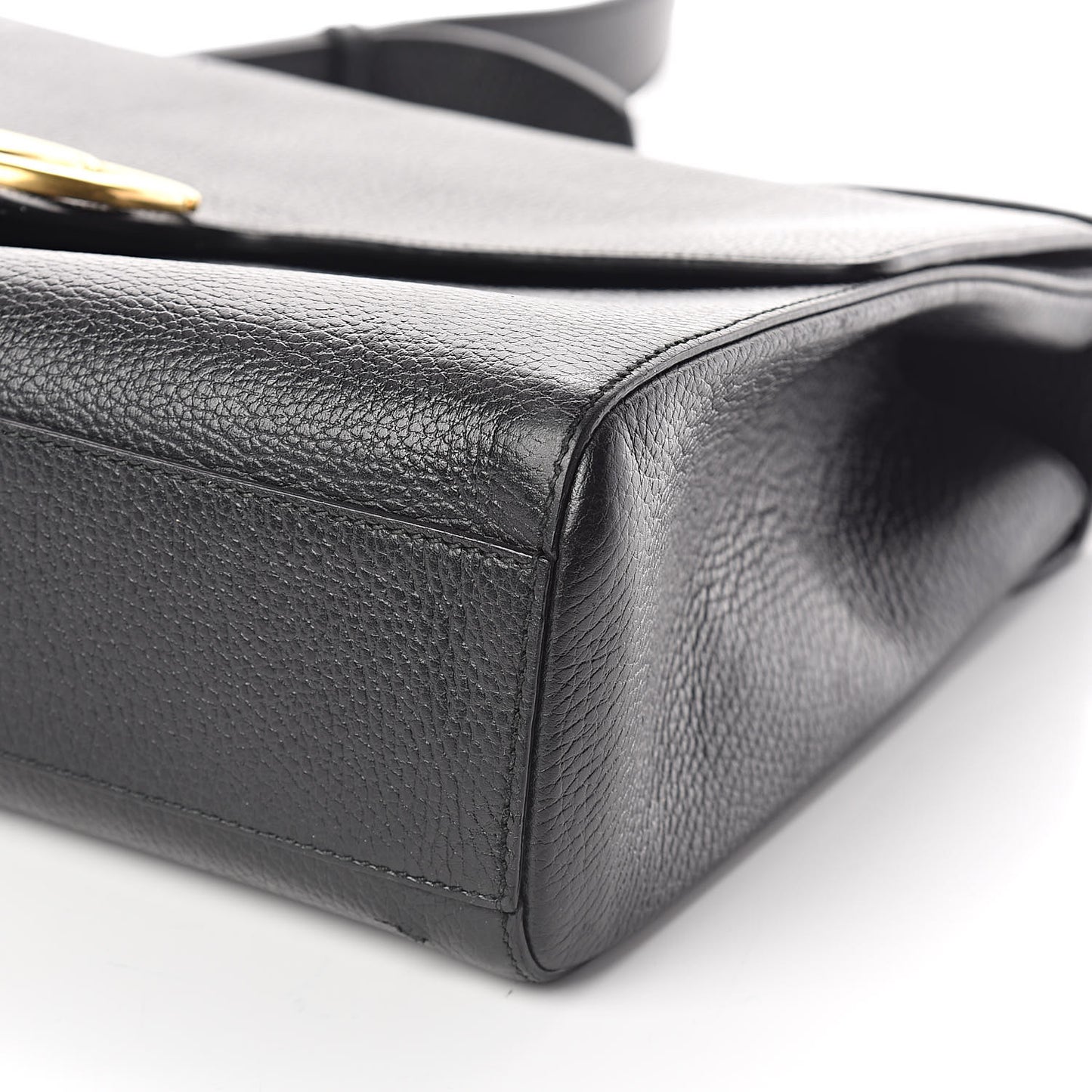 Calfskin GG Marmont Messenger Bag Black