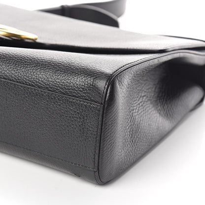 Gucci Calfskin GG Marmont Messenger Bag Black 10 of 17