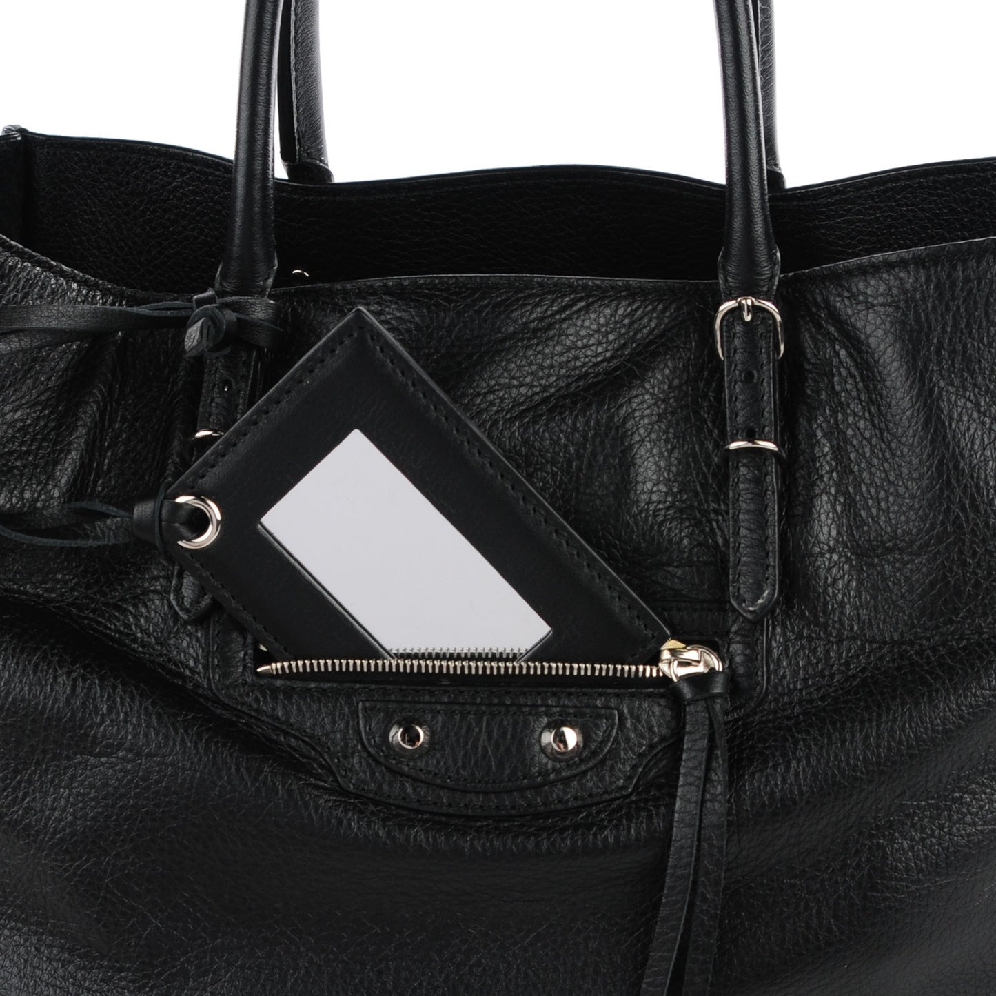 Veau Papier A5 Zip Around Tote Black