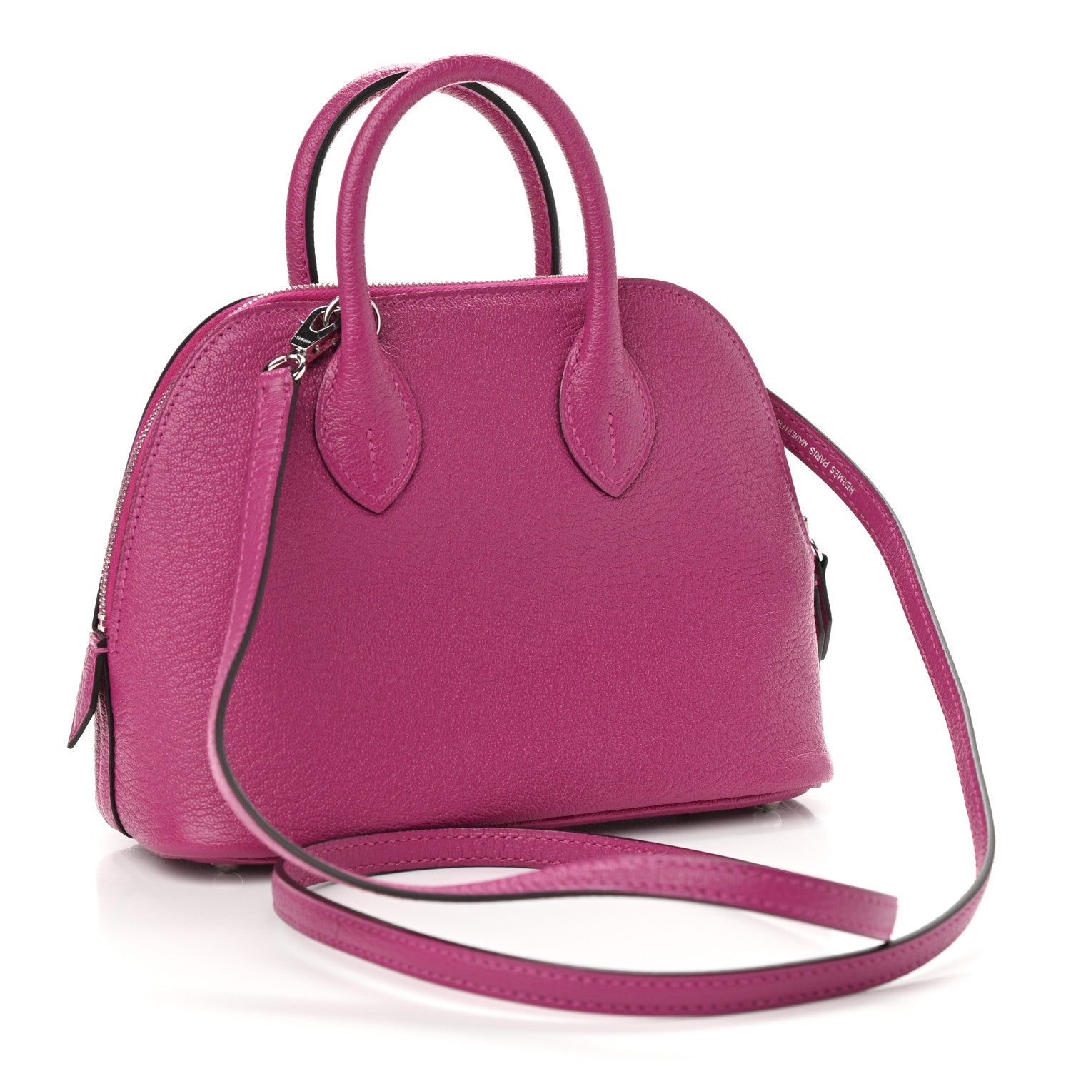 Hermes Chevre Mysore Mini 1923 Bolide Rose Pourpre 3 of 10