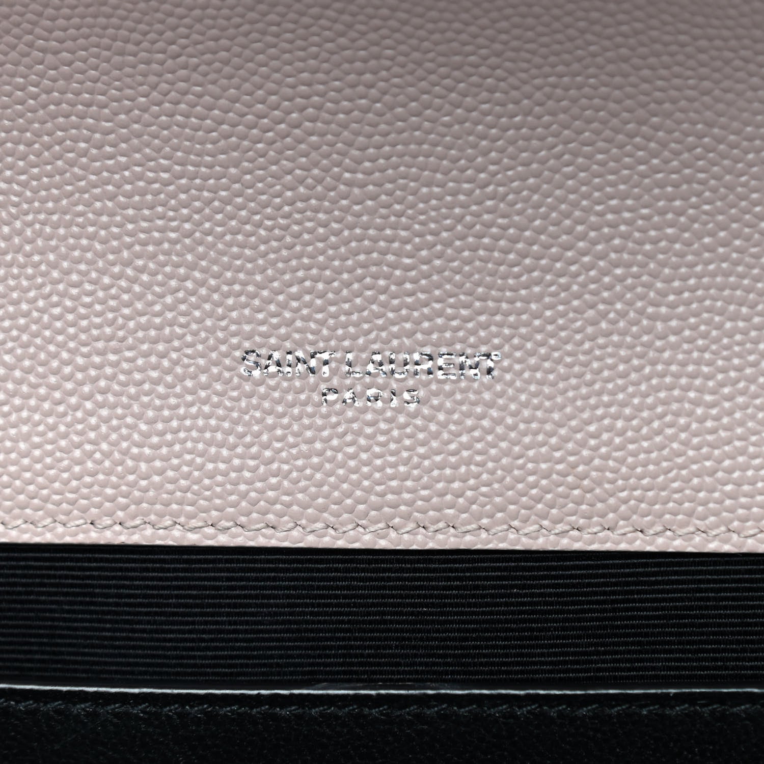Saint Laurent Grain De Poudre Textured Mixed Matelasse Medium Triquilt Monogram Satchel Marble Pink 7 of 9