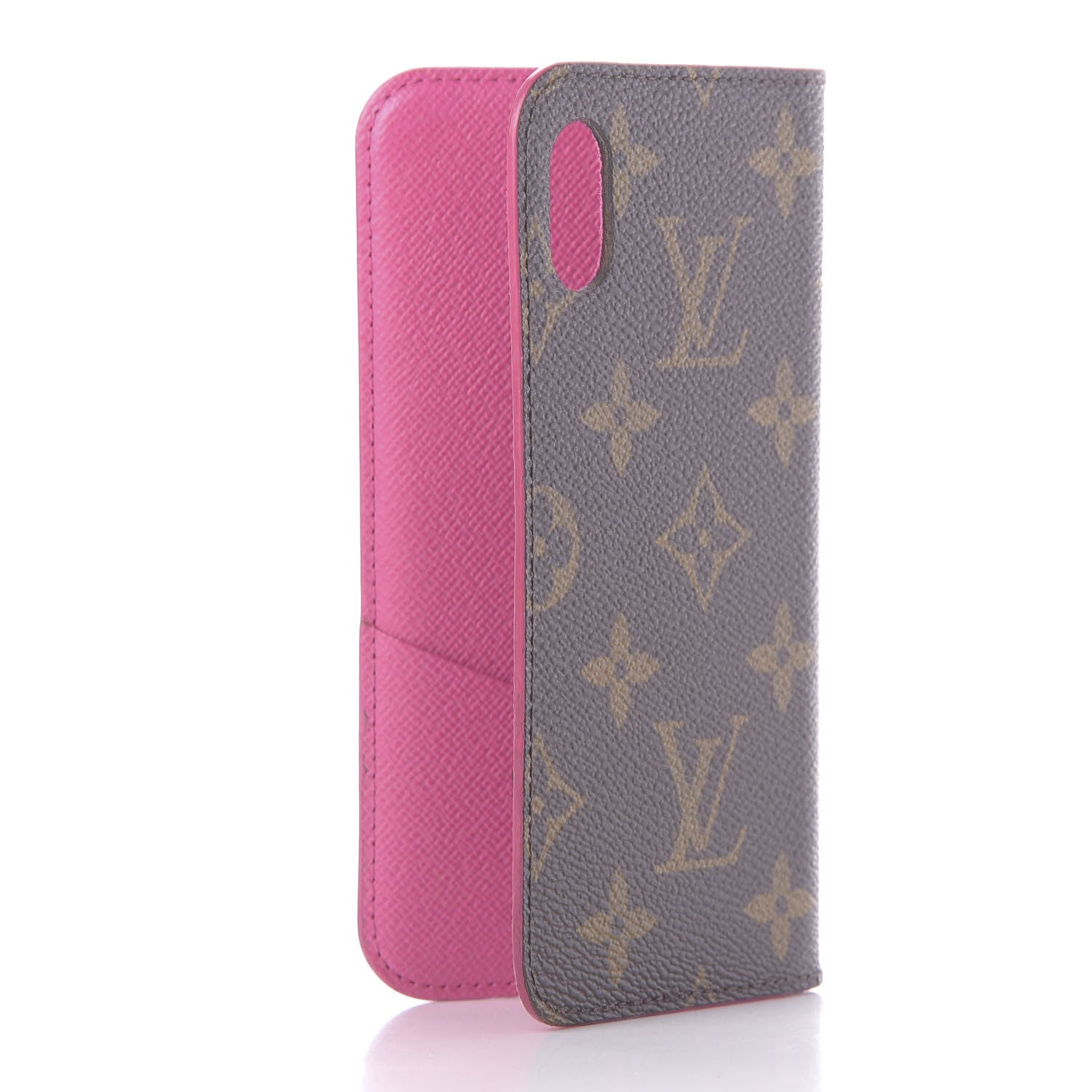 Louis Vuitton Monogram iPhone X Folio Case Rose Pop 3 of 10