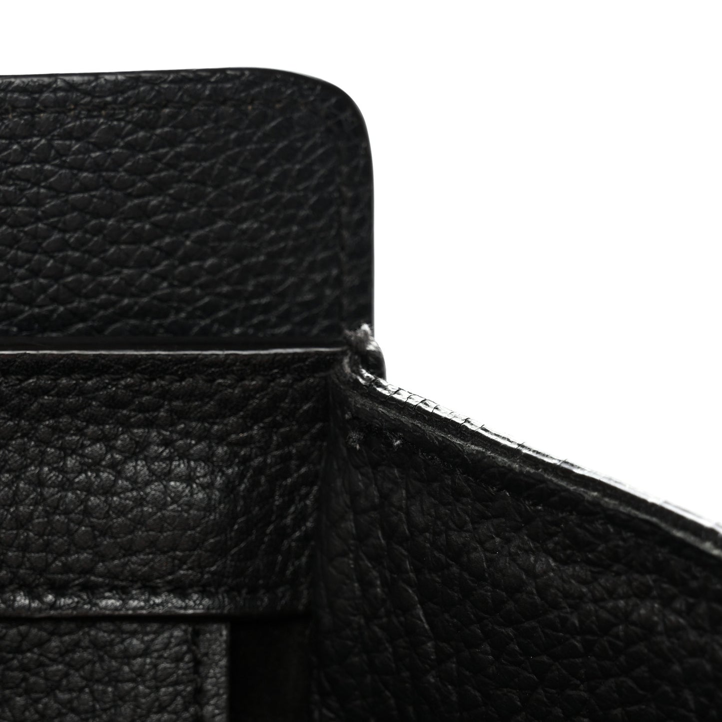 Drummed Calfskin Mini Luggage Black