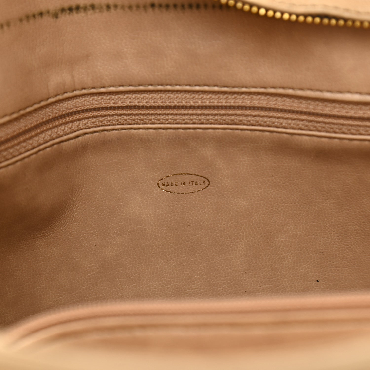 Chanel Lambskin CC Shoulder Bag Beige 6 of 16