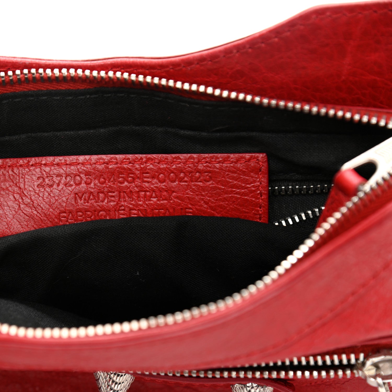 Balenciaga Agneau Giant 12 Silver Hardware Hip Rouge Lipstick 6 of 7