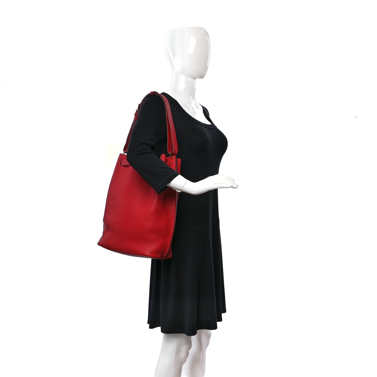 Hermes Togo So Kelly Rouge Garance 3 of 9