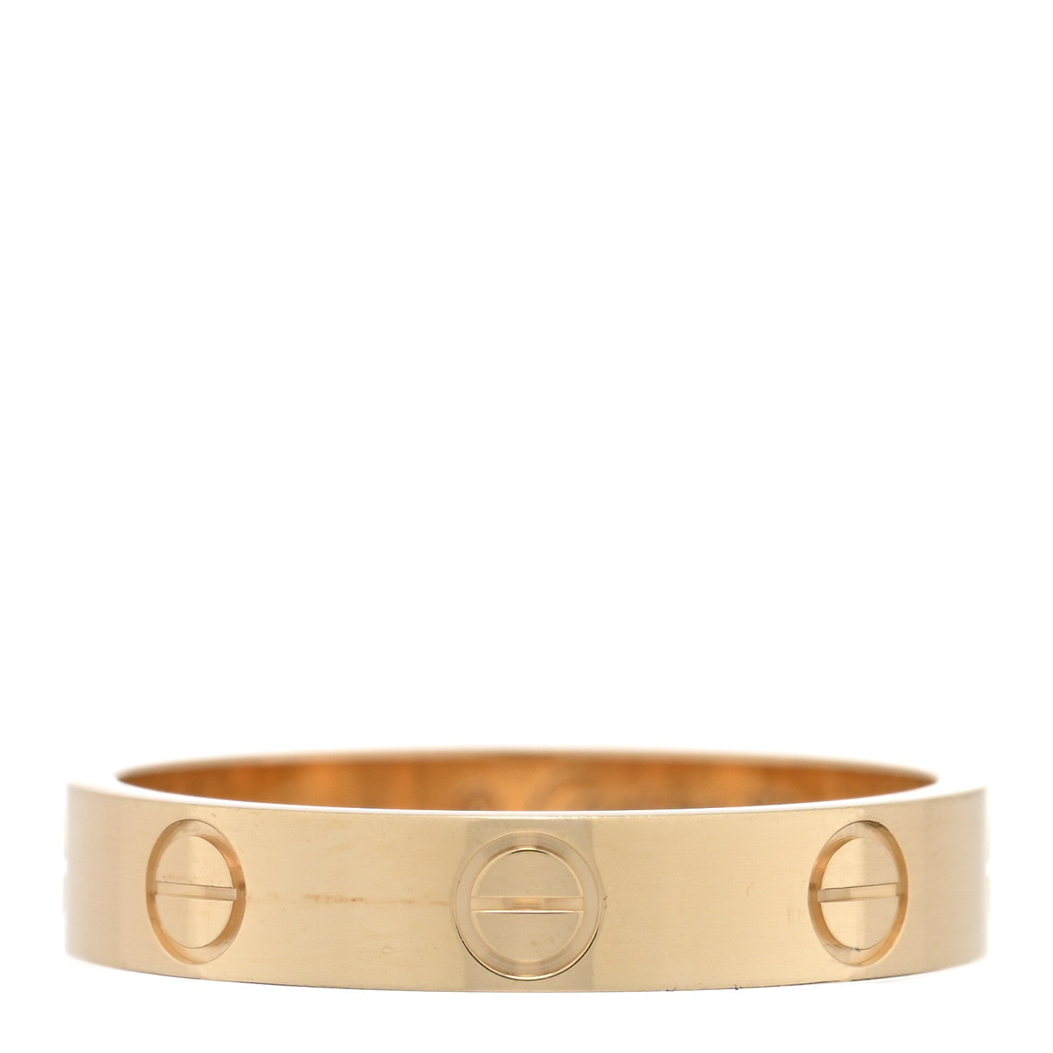 Cartier 18K Yellow Gold 3.5mm LOVE Wedding Band Ring 53 6.5 1 of 5