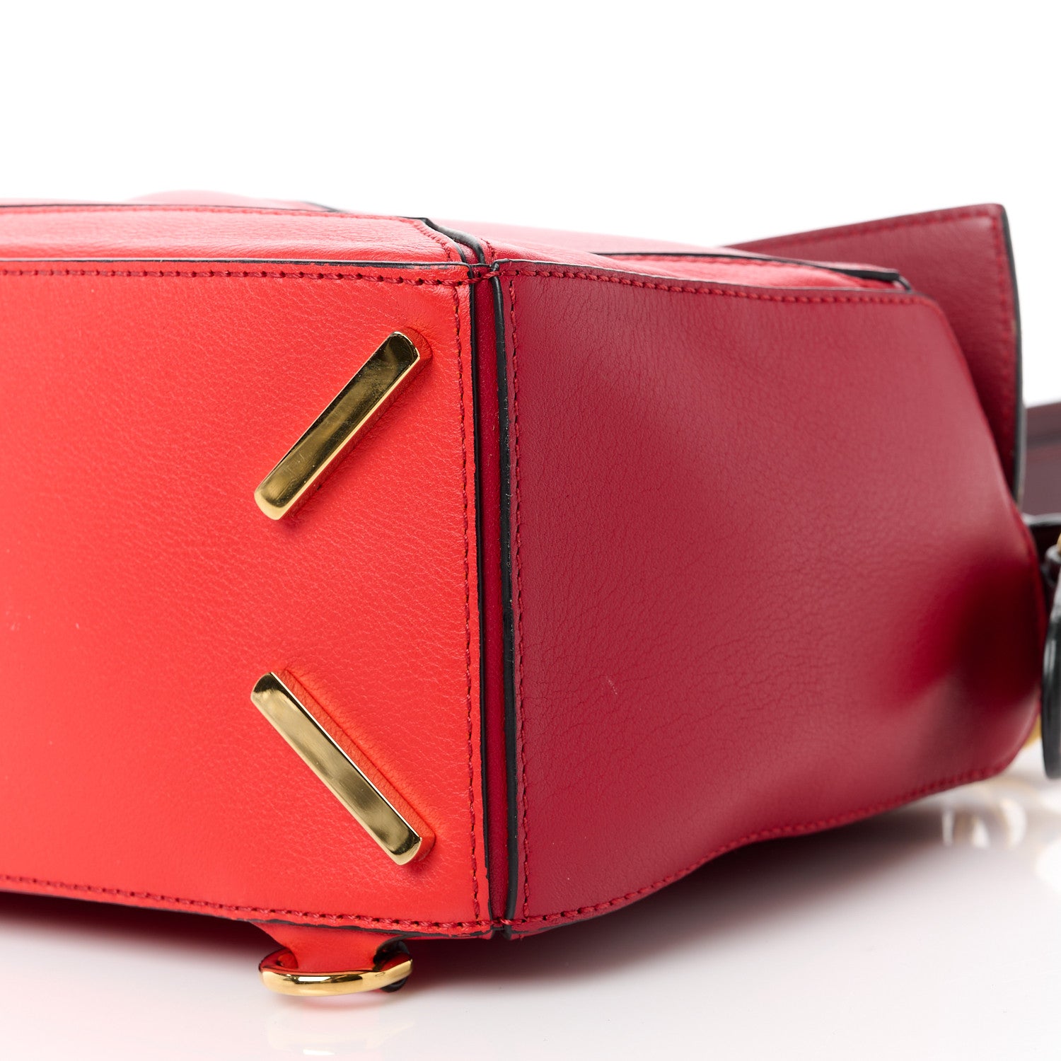 Loewe Calfskin Colorblock Small Puzzle Bag Red 11 of 11