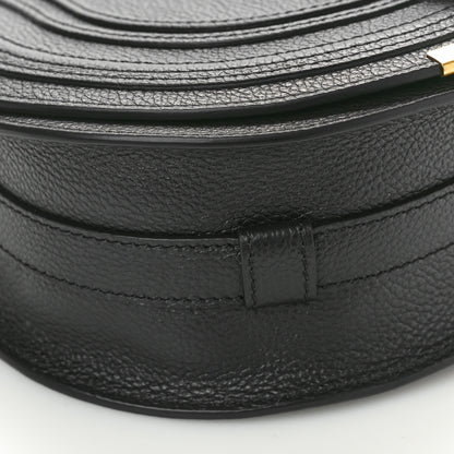 Chloe Calfskin Medium Marcie Round Crossbody Bag Black 9 of 11