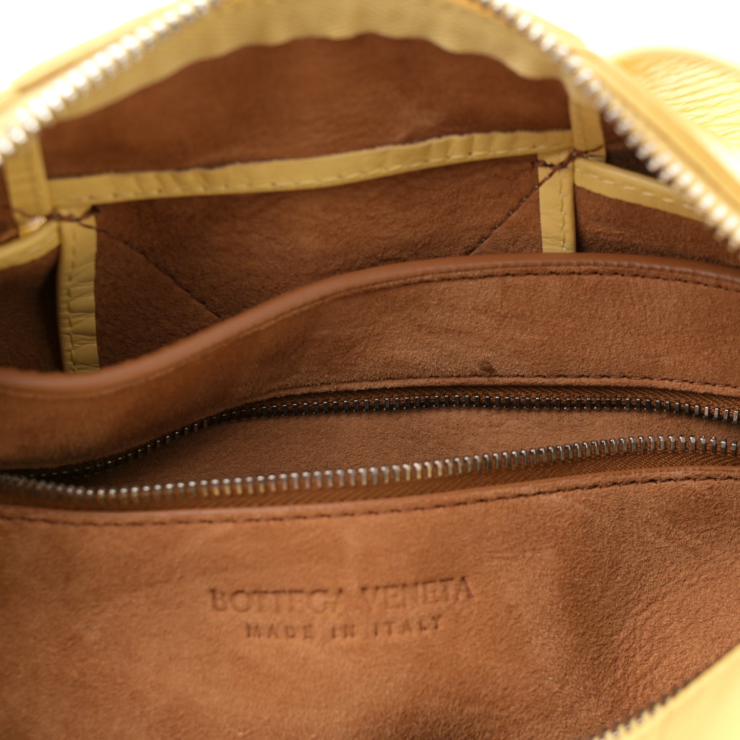 Paper Calfskin Maxi Intrecciato Arco Camera Bag Butter