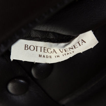 Bottega Veneta Lambskin Maxi Intreccio Padded Chain Cassette Crossbody Bag Black 5 of 12