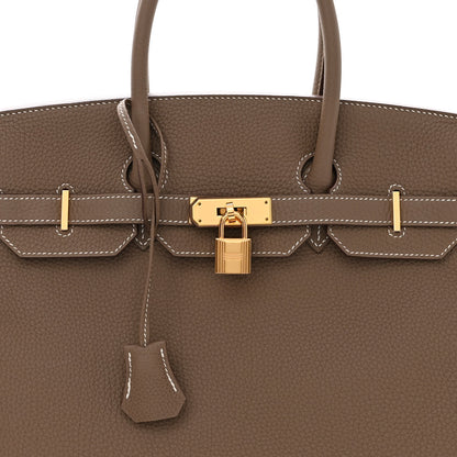 Hermes Togo Birkin 35 Etoupe 8 of 12