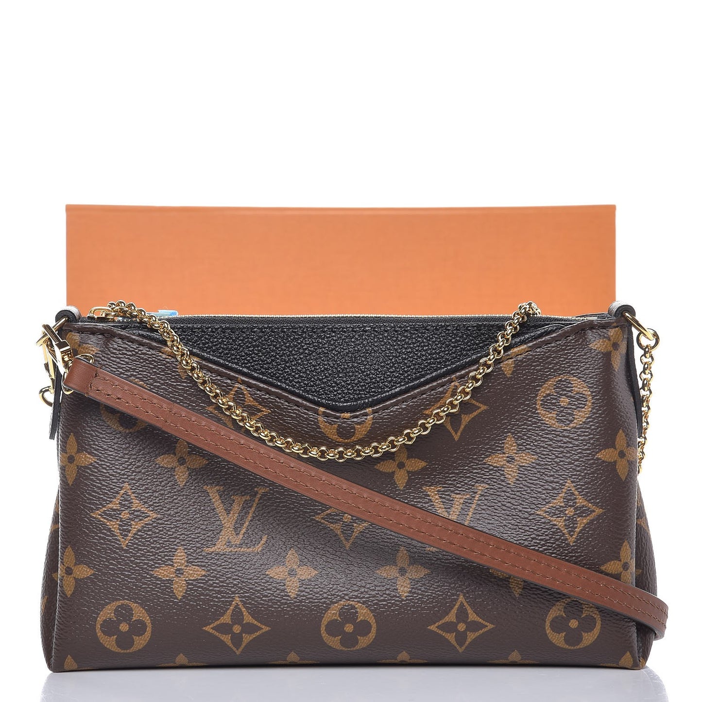 Monogram Pallas Clutch Black