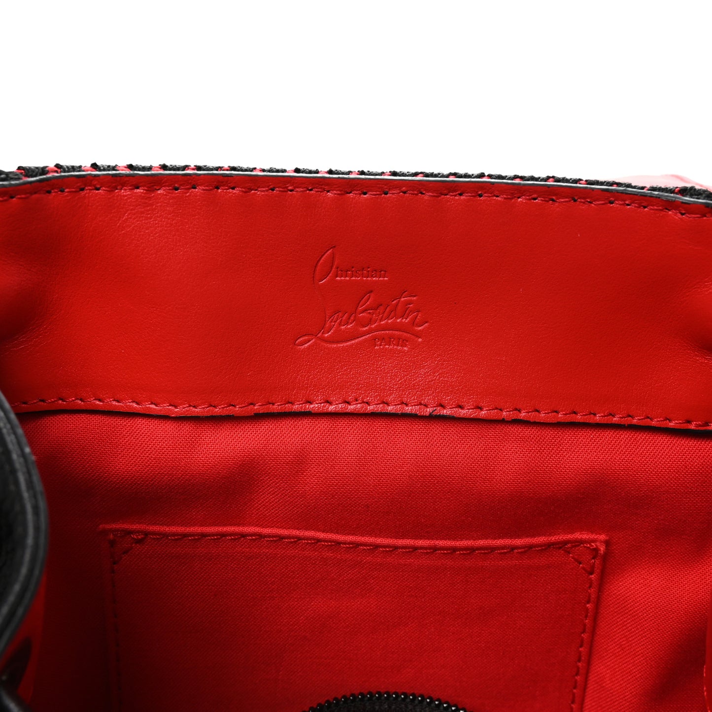 Calfskin Spiked Small Explorafunk Backpack Black