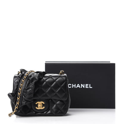 Chanel Lambskin Quilted Mini Romance Square Flap Black 11 of 11
