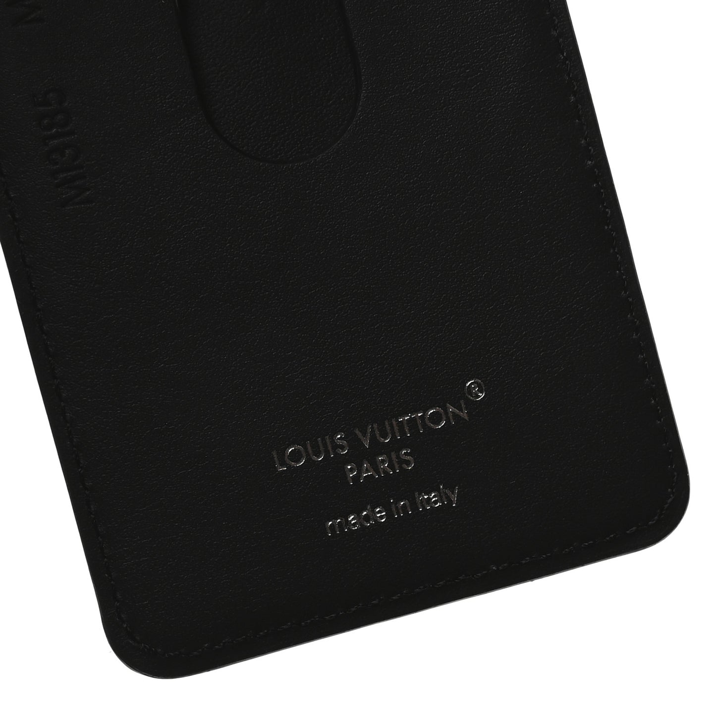 Monogram Macassar Magnetic Card Holder Black