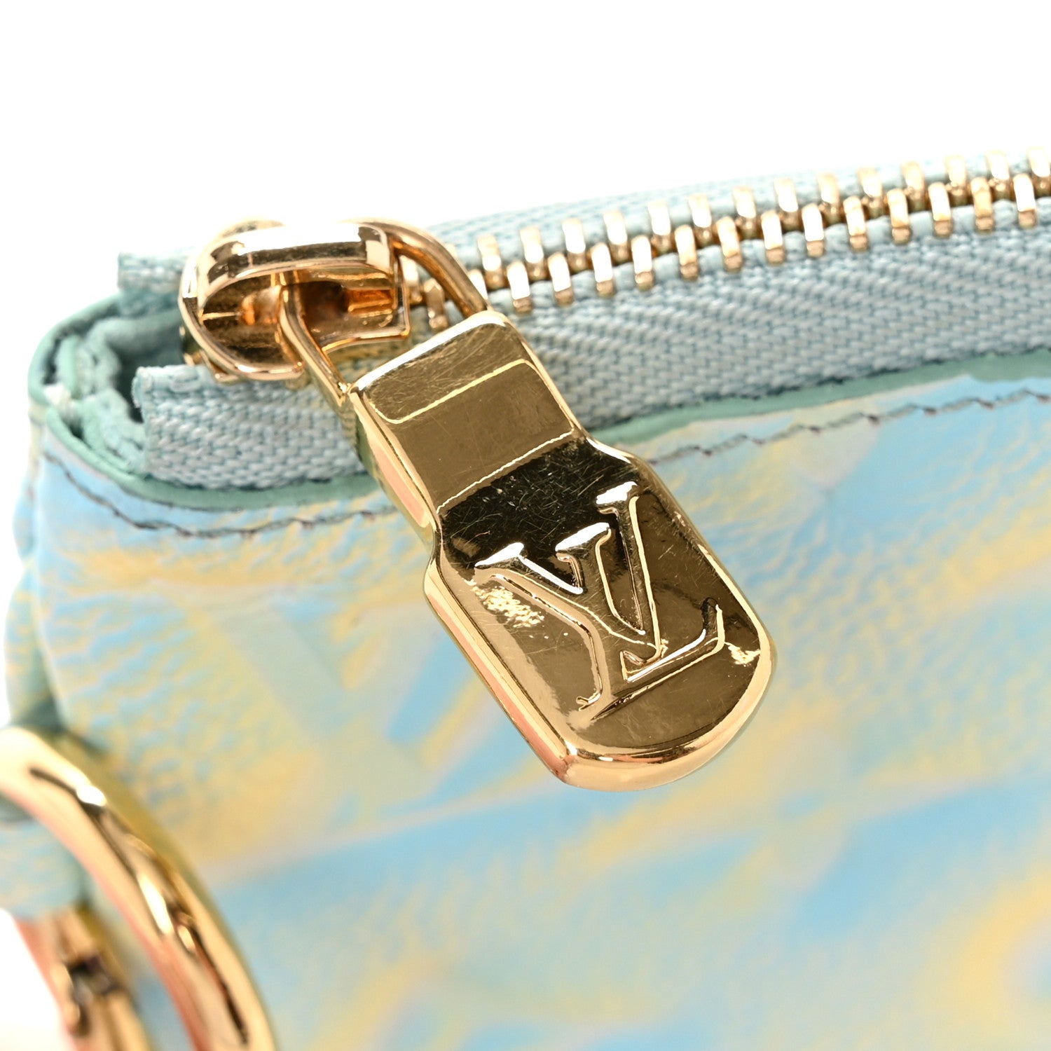 Louis Vuitton Empreinte Monogram Summer Stardust Trio Pouch Pink Water Green Lilas 9 of 10
