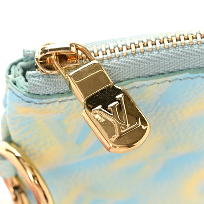 Louis Vuitton Empreinte Monogram Summer Stardust Trio Pouch Pink Water Green Lilas 9 of 10