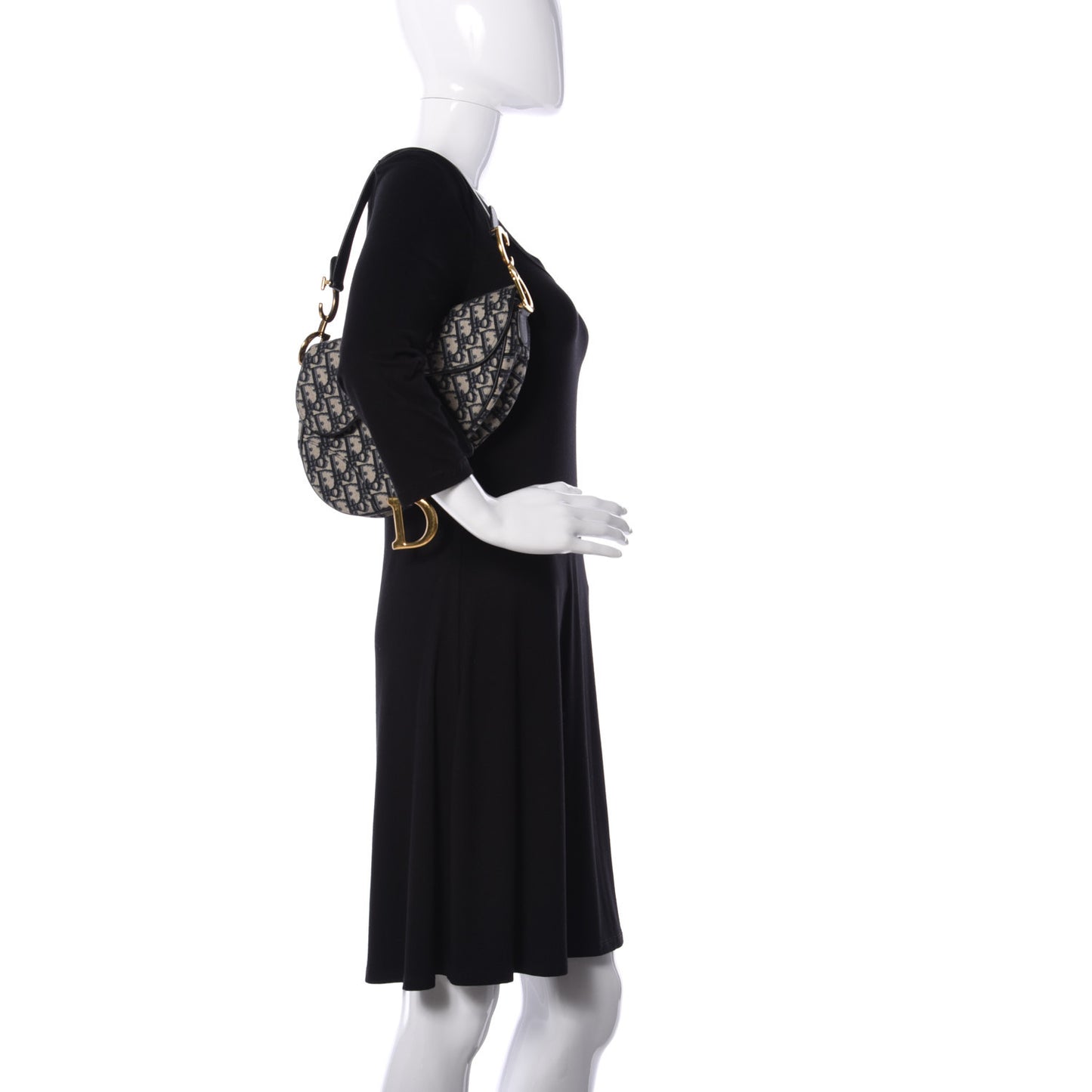 Oblique Saddle Bag Blue