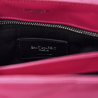 Saint Laurent Calfskin Y Quilted Monogram Toy Loulou Crossbody Bag Freesia 7 of 11