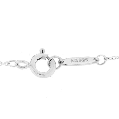 Tiffany Sterling Silver Notes Heart Tag Charm Necklace 5 of 6